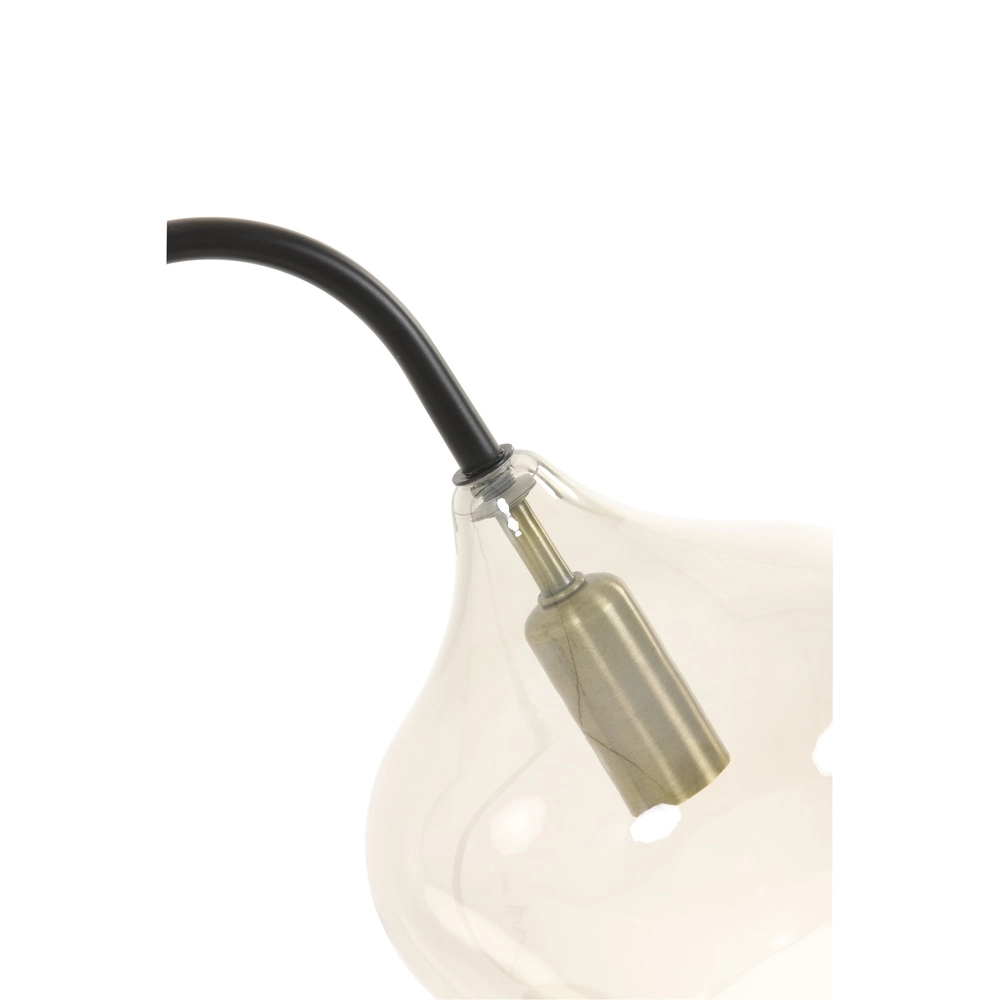 Vloerlamp Rakel zwart Light & Living 8717807303204