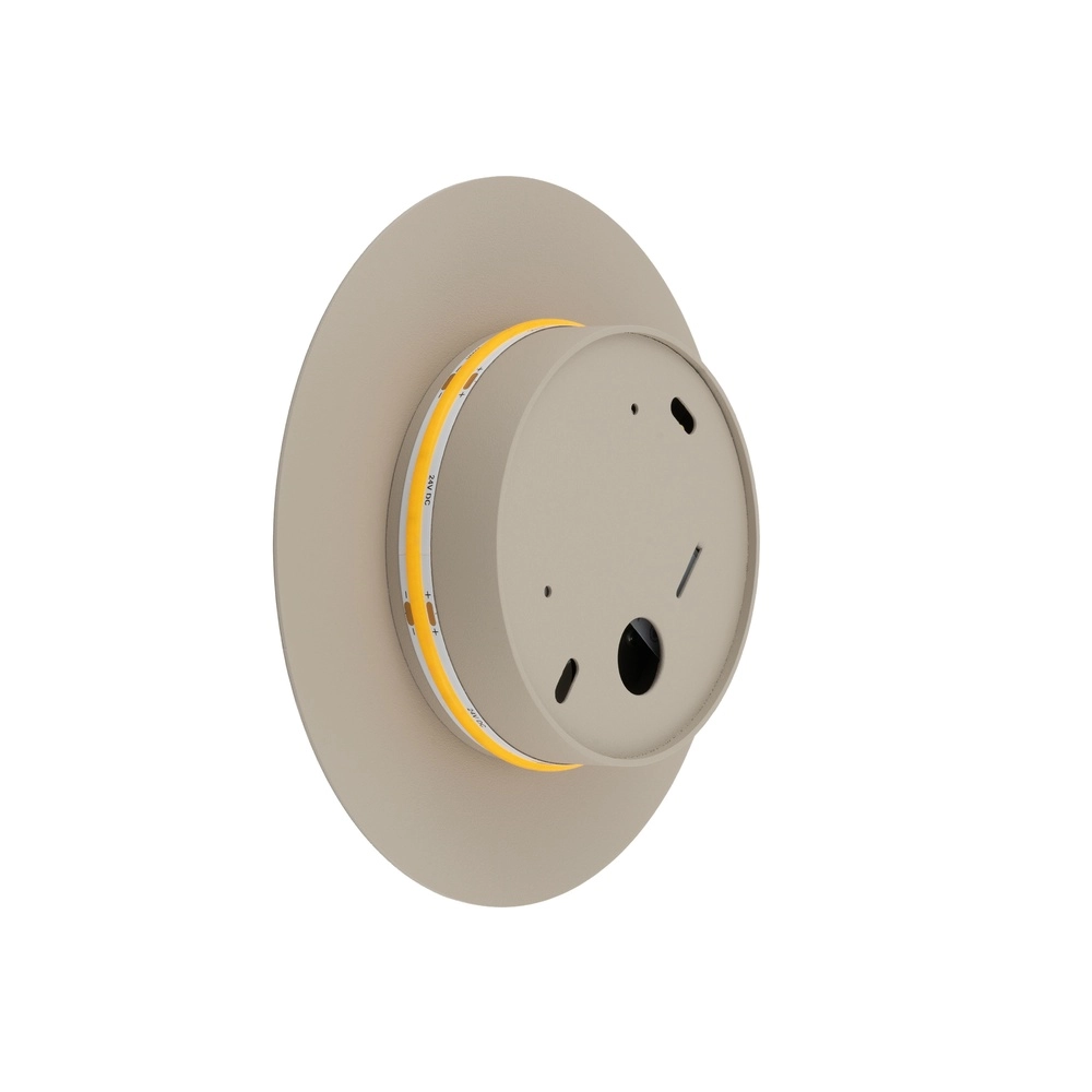 Design wandlamp Ring zand bruin Ø 15cm Lyora 5903139126564