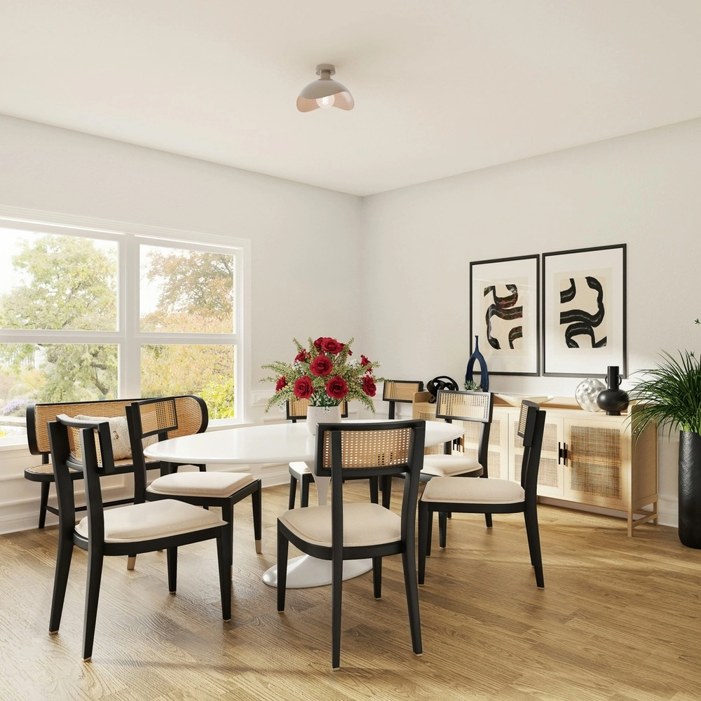 Design plafondlamp Volta Ø 30cm - golvend - zand Masterlight 8718121393391