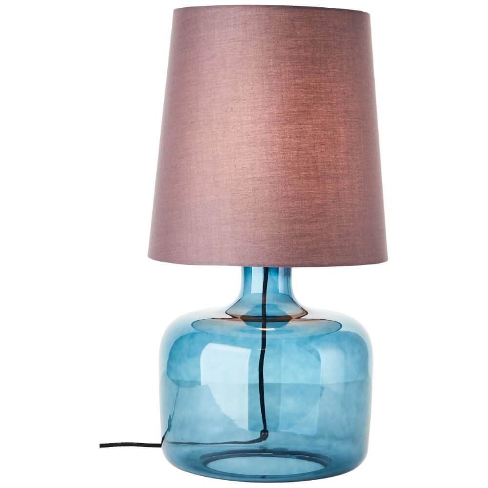 Tafellamp Hydra blauw met taupe Tafellamp Hydra blauw met taupe