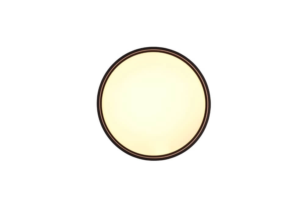 Wit met zwarte plafonniere Doha Trio 4017807575002