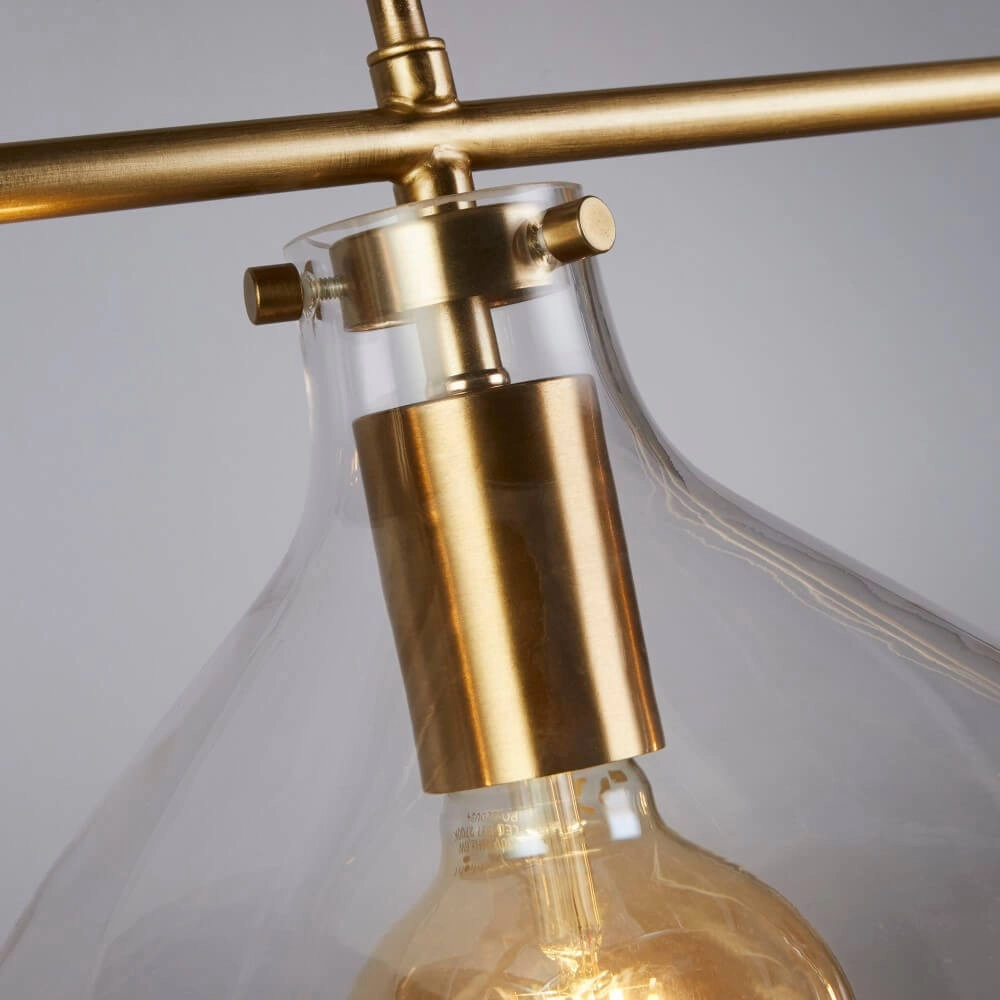 3-lichts hanglamp Margarita goud Searchlight 5053423243085