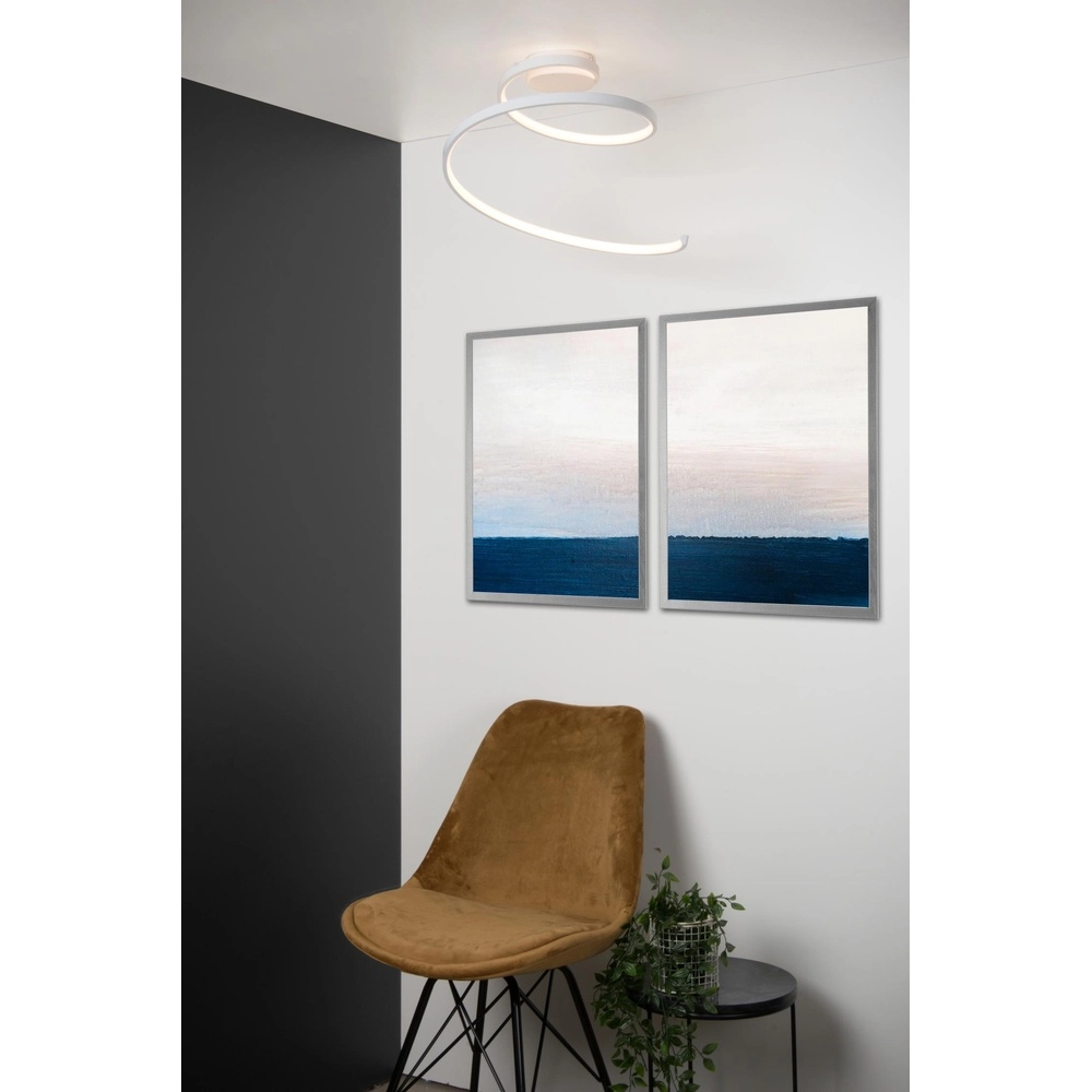 Moderne plafondlamp Maxence wit Lucide 5411212460752