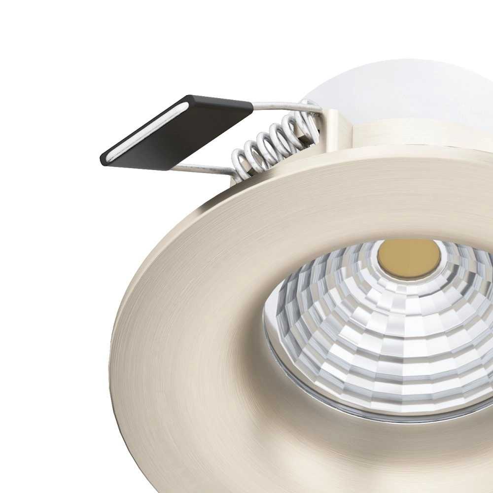 Ronde led spot Saliceto 2700K RVS Eglo 9002759982447