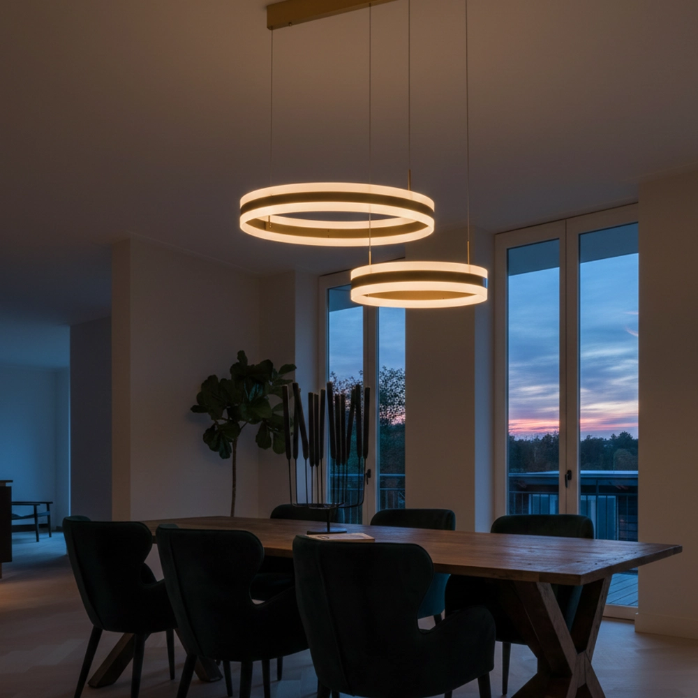 Hanglamp Agos goud design