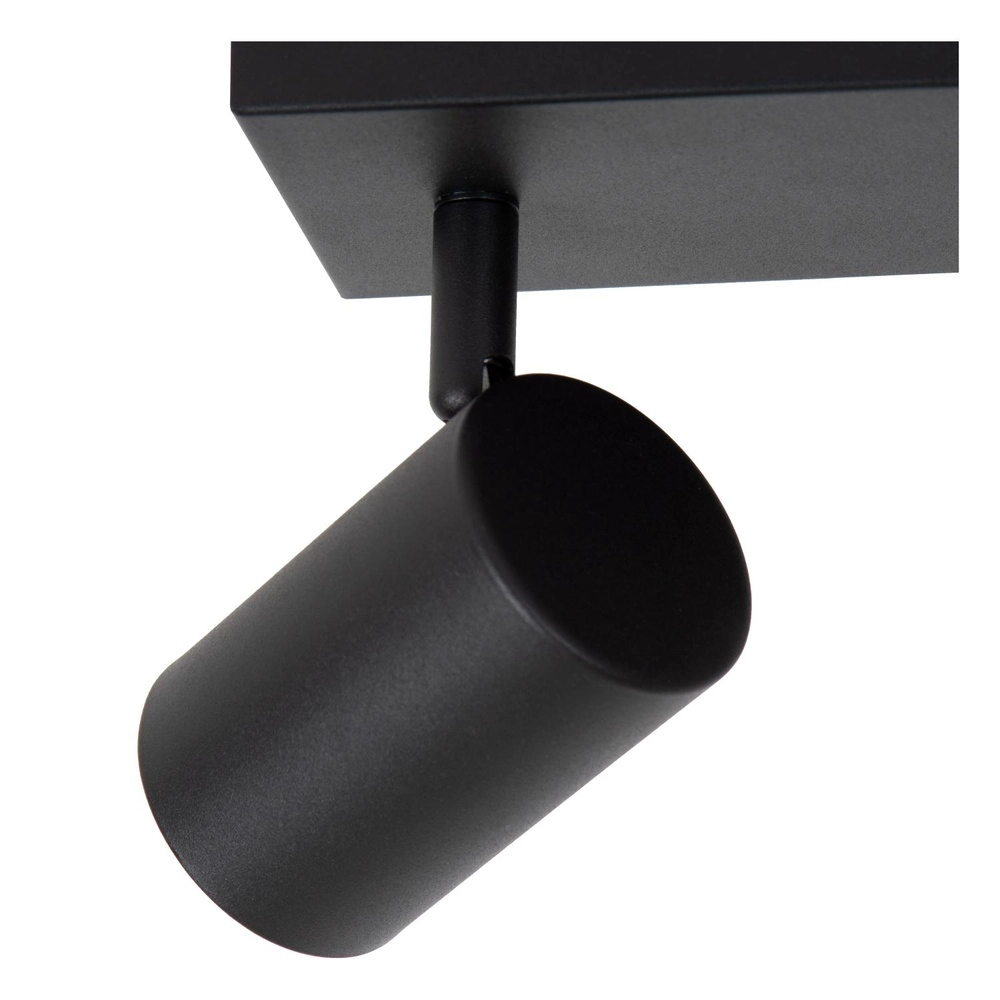 Plafondlamp Amigo 2-lichts zwart Lucide 5411212531018
