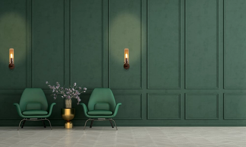 Design wandlamp Sweden II mocha bruin Searchlight 5053423272054