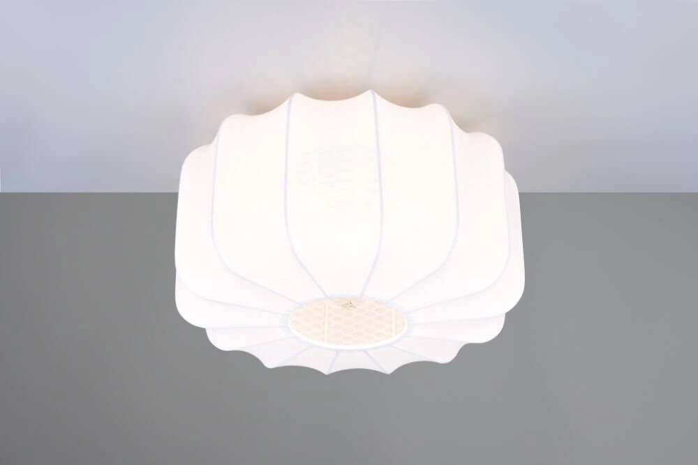 Witte design plafondlamp Madleine Ø 40cm Trio 4017807638257