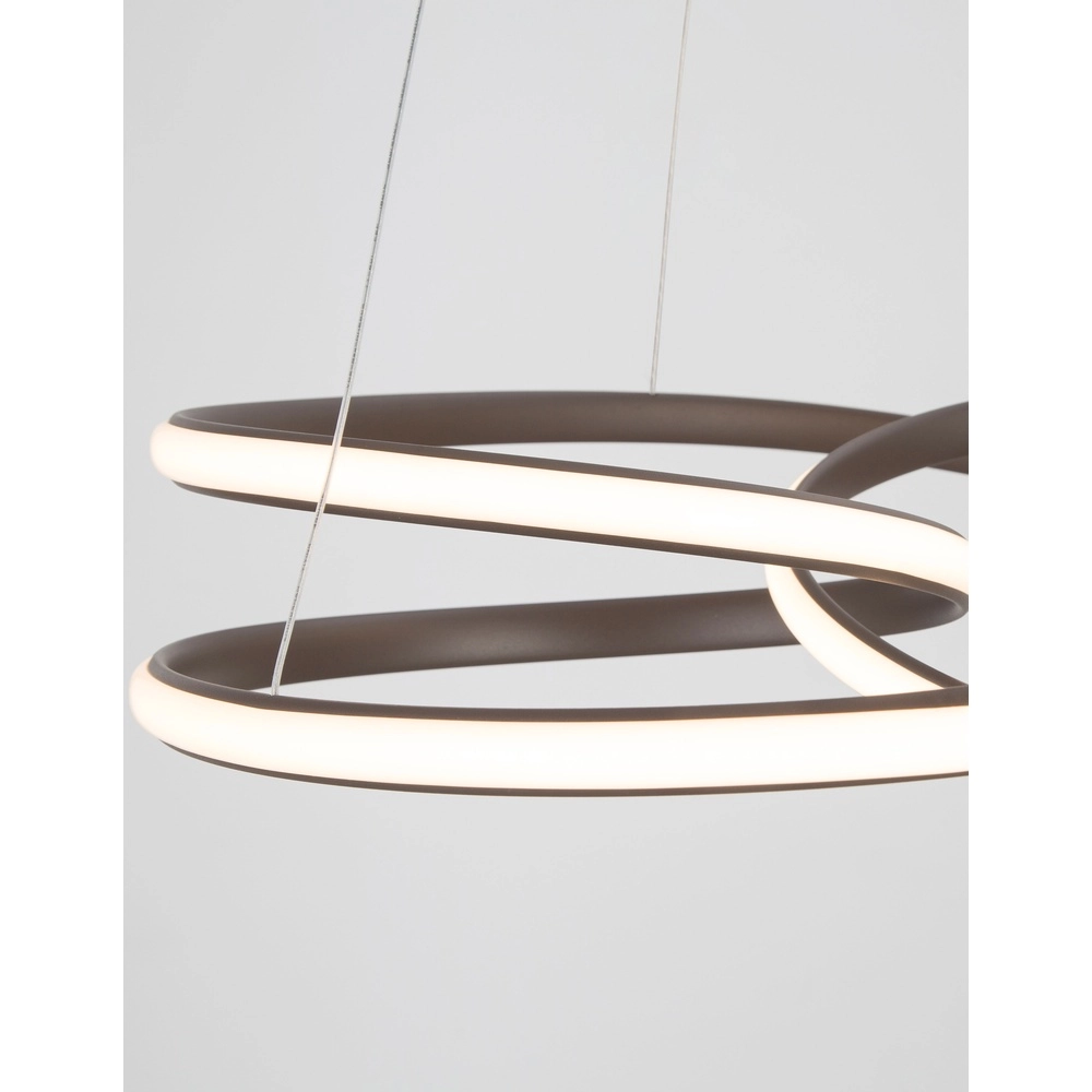 Design hanglamp Menton koffie bruin Lyora 5212017424310
