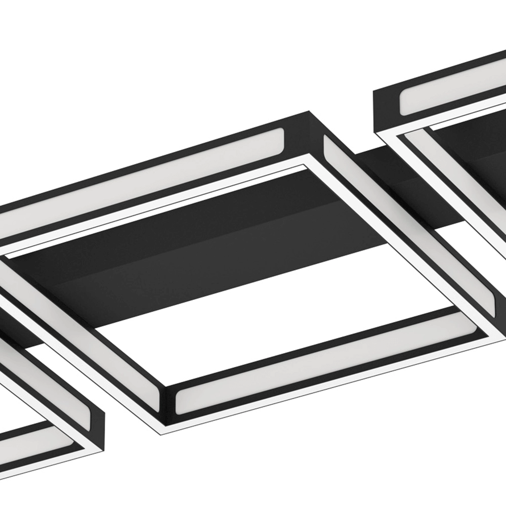 Zwarte plafondlamp Altaflor Led Eglo 9002759997892