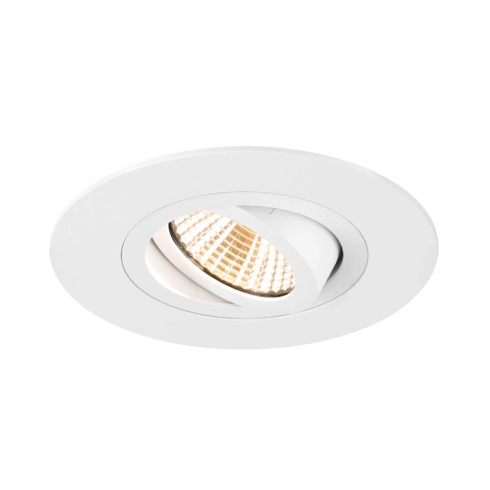 Inbouwring New Tria 75 XL rond wit - zonder fitting SLV 4024163280518