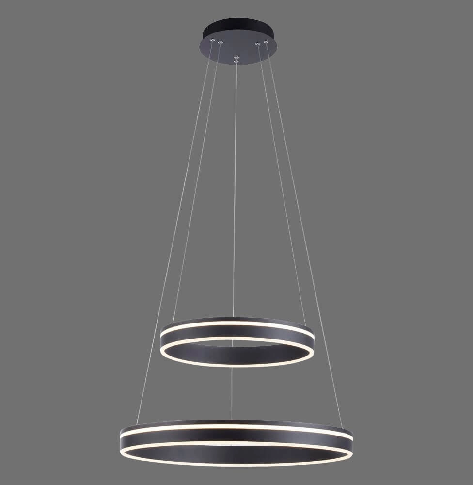 Hanglamp Q-Vito Ø 59cm antraciet Paul Neuhaus 4012248367445