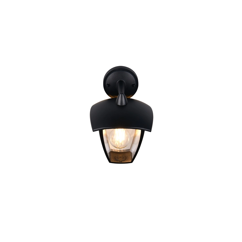 Zwarte wandlamp Venta modern Trio 4017807648102
