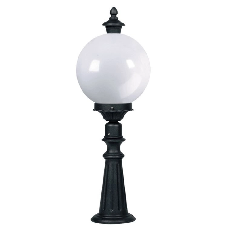 Staande bollamp Madeira 75cm met 25cm bol - zwart Staande bollamp Madeira 75cm met 25cm bol - zwart