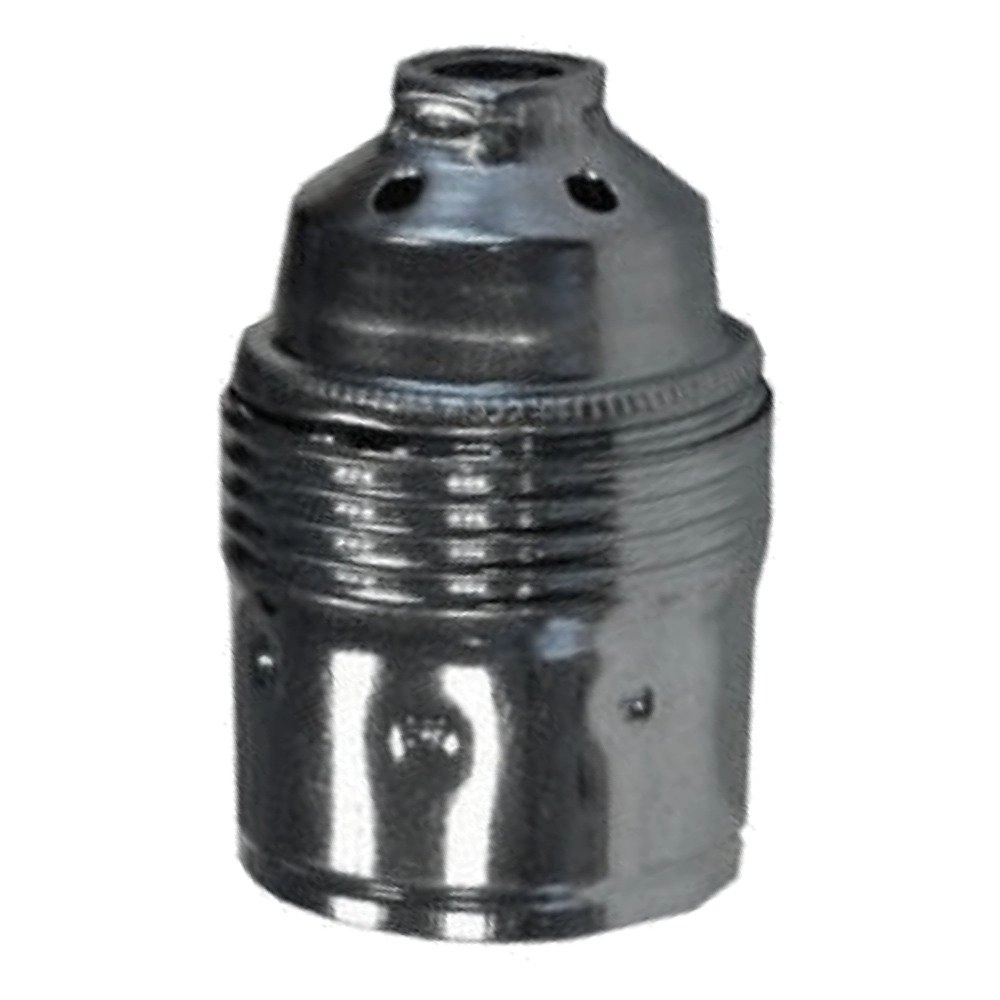 Lamphouder E27 - Base chroom glad