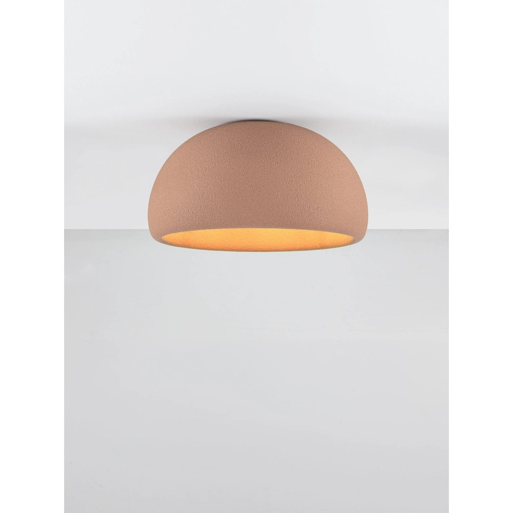 Moderne plafondlamp Davo terracotta Ø 50cm Lyora 5212017495716
