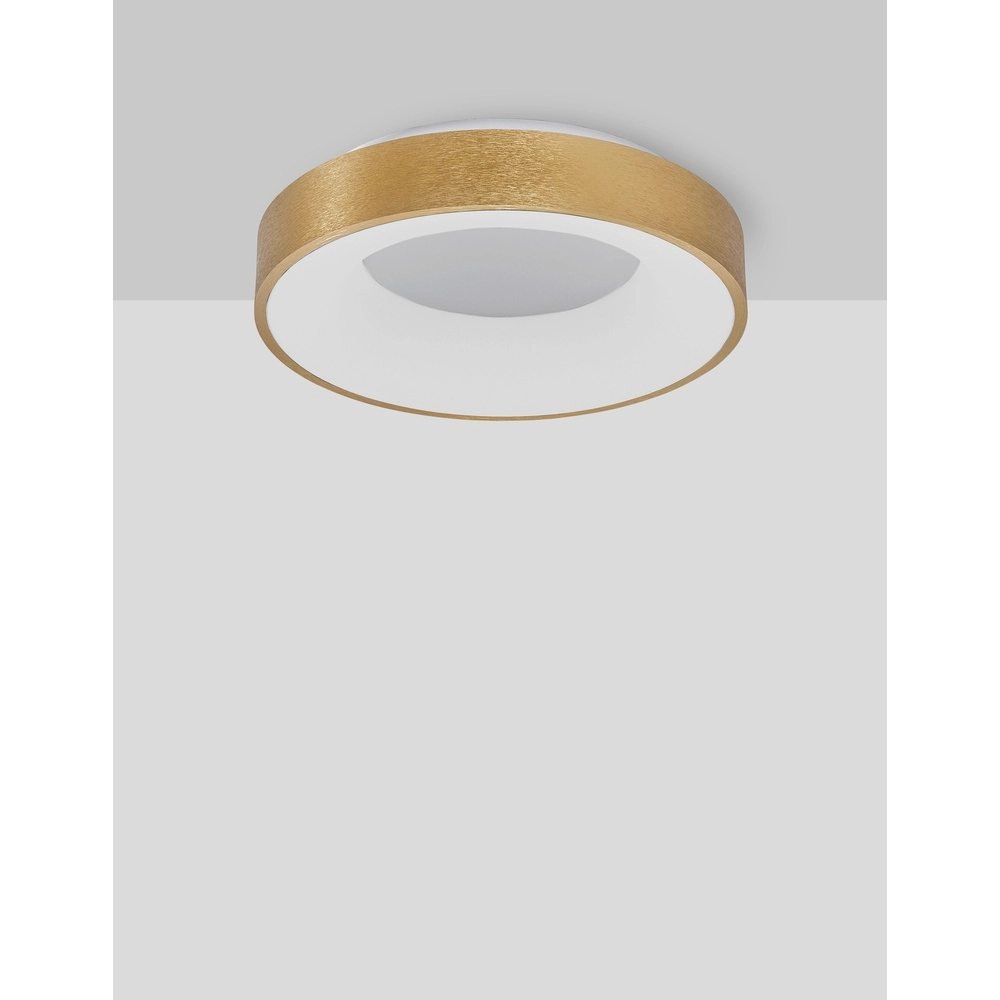 Plafondlamp Rando Thin goud Ø 38cm Lyora 5212017420046