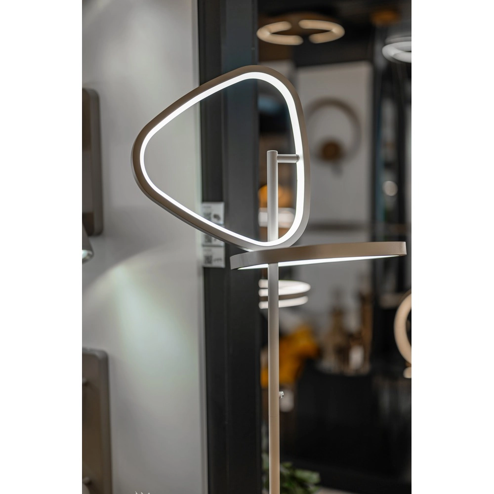 Moderne vloerlamp Leporano zand bruin Eglo 9008606391226