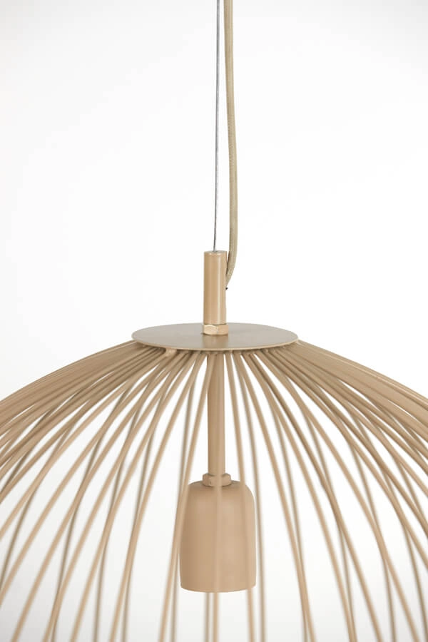 Crème hanglamp Rilana Ø 34cm Light & Living 8717807649760