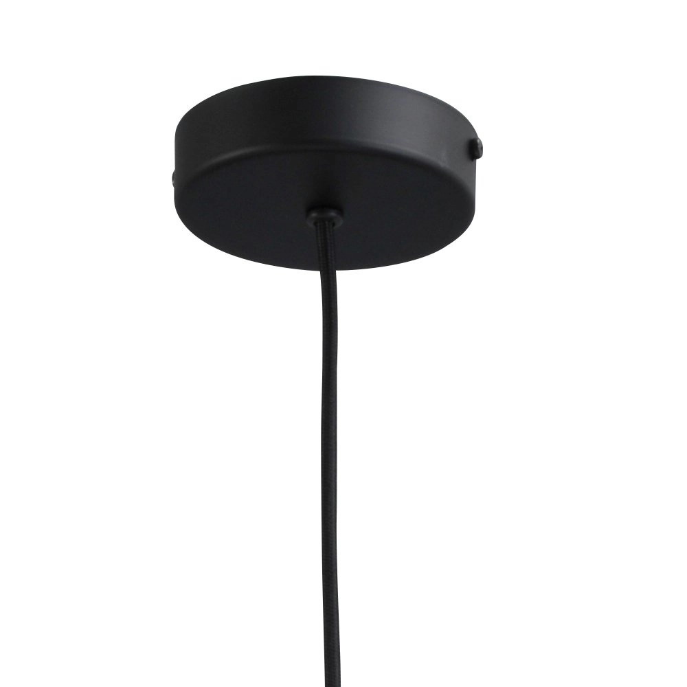 Zwarte pendel hanglamp Bounty met cilinderglas Masterlight 8718121248448