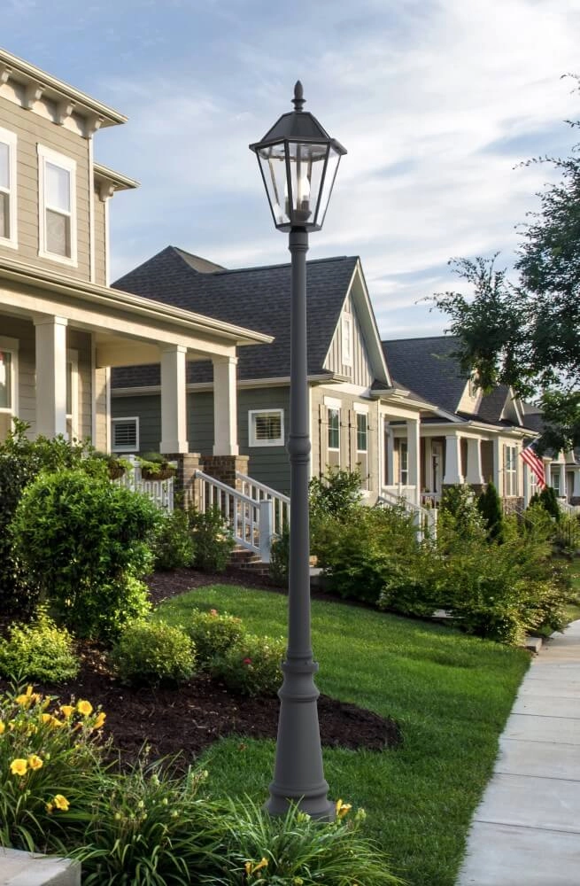 Klassieke lantaarn London solar Lutec 6939412078908