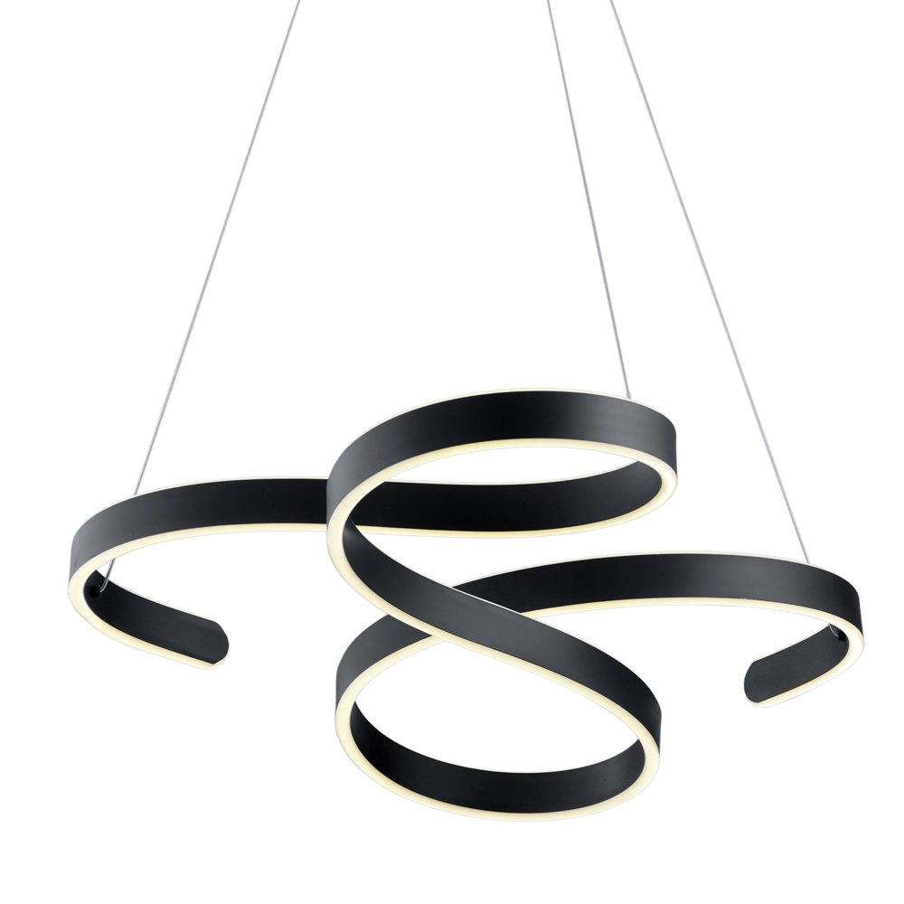 Design hanglamp Francis Ø 72cm - antraciet Trio 4017807445343