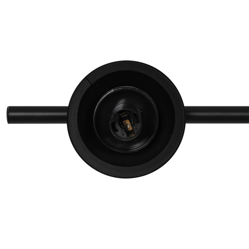 Scandinavische hanglamp Lilly zwart met wit Nordlux 5704924027284