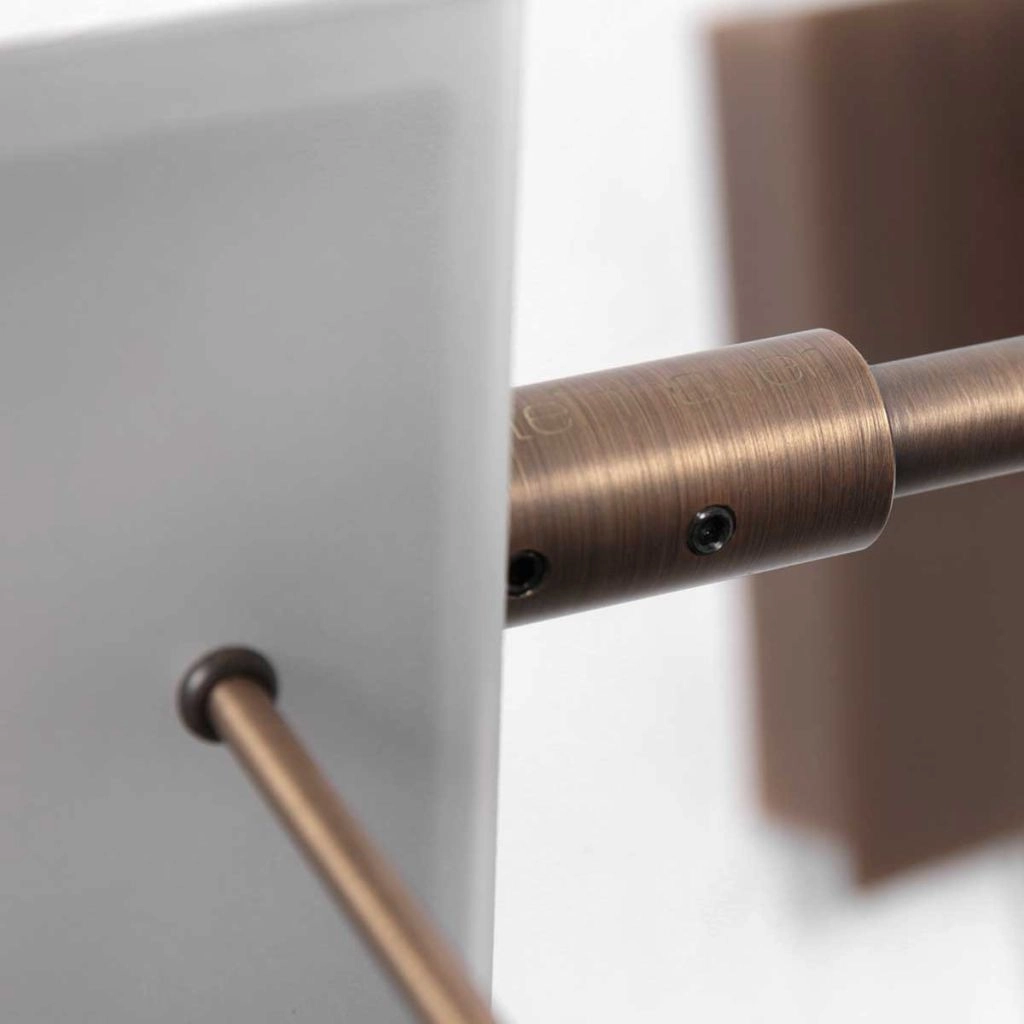 Wand leeslamp Retina brons Steinhauer 8712746165081