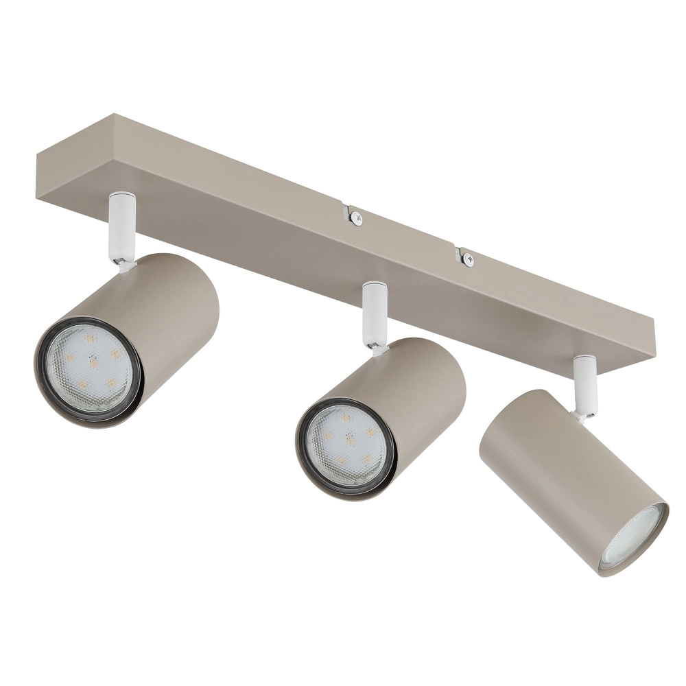 3-lichts plafondspot Robby zand bruin Globo 9007371569458