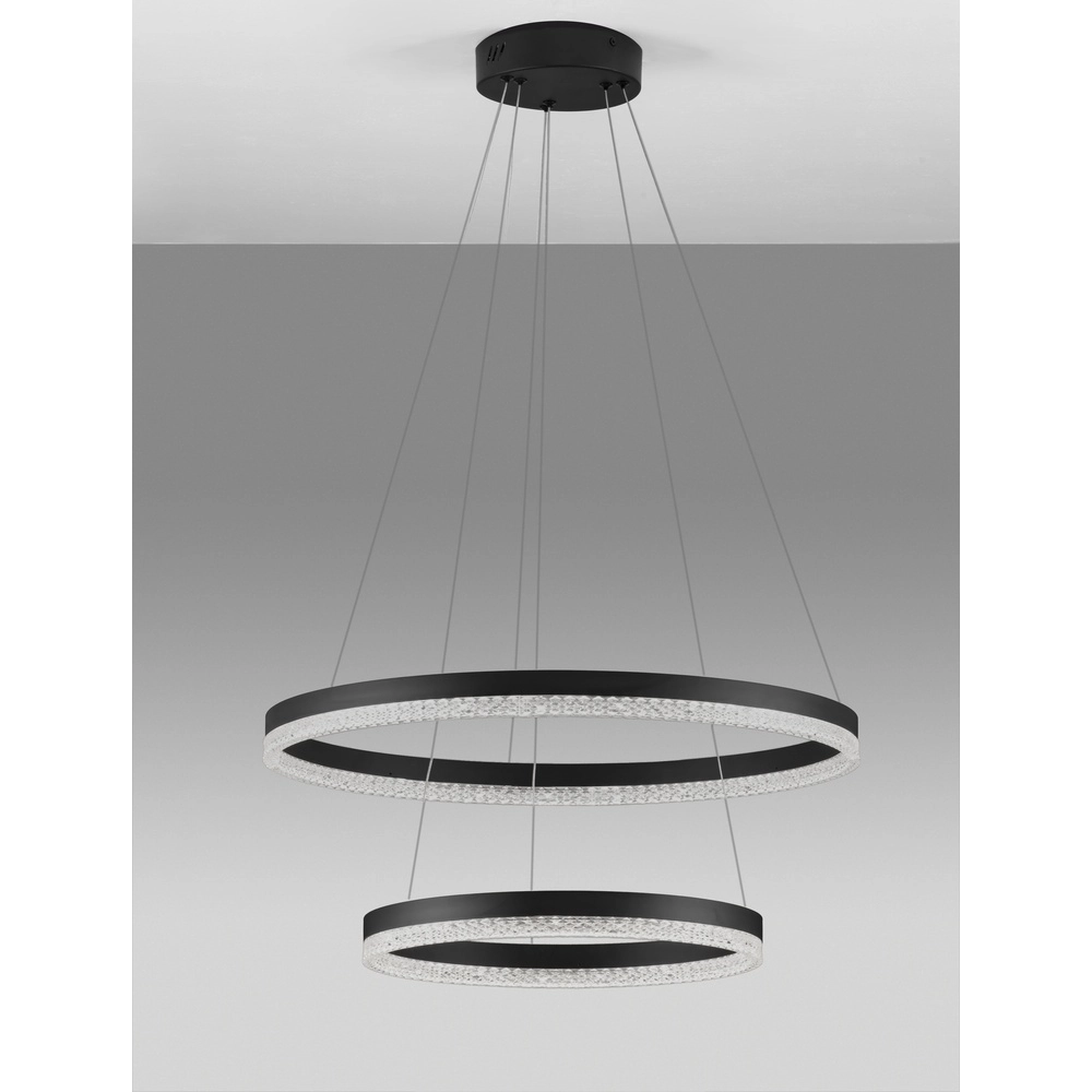 Hanglamp Adria zwart Ø 60cm double Lyora 5212017443809