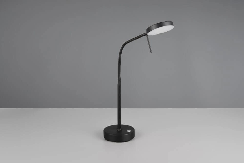 Zwarte bureaulamp Moreno oplaadbaar Trio 4017807617993