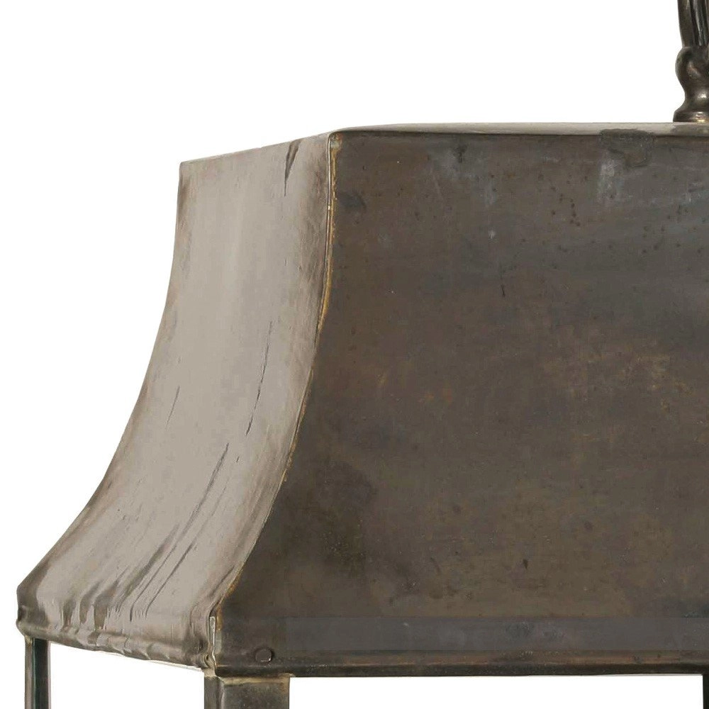 Landelijke hanglamp Strathmore L antiek koper (ANT) Limehouse