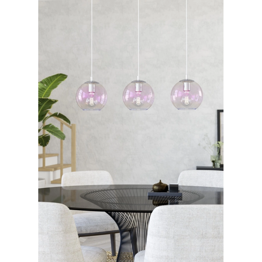 Hanglamp Ariscani 2 3-lichts chroom Eglo 9008606358090
