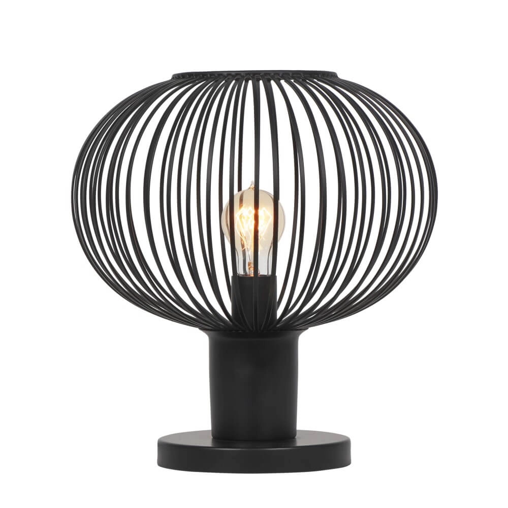 Draad tafellamp Gila Ø 33cm - zwart Trio 4017807629095