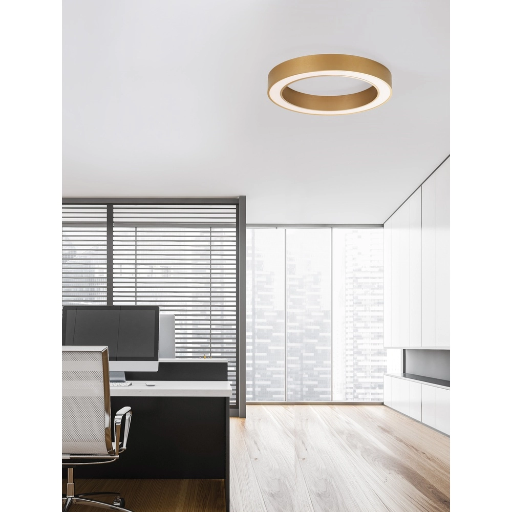 Plafondlamp Morbido goud Ø 60cm Lyora 5212017438591