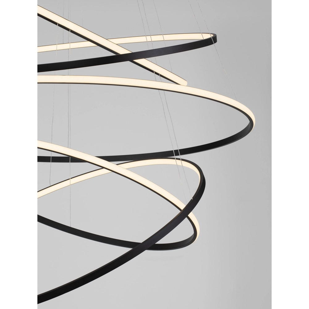 Design pendant lamp Maelo black Ø 120cm Lyora 5212017479730