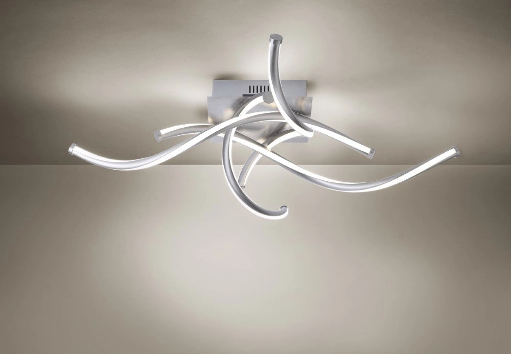 Smart plafondlamp Q-Malina 4x12,5w - 2700-5000K metaalgrijs Paul Neuhaus 4012248324677