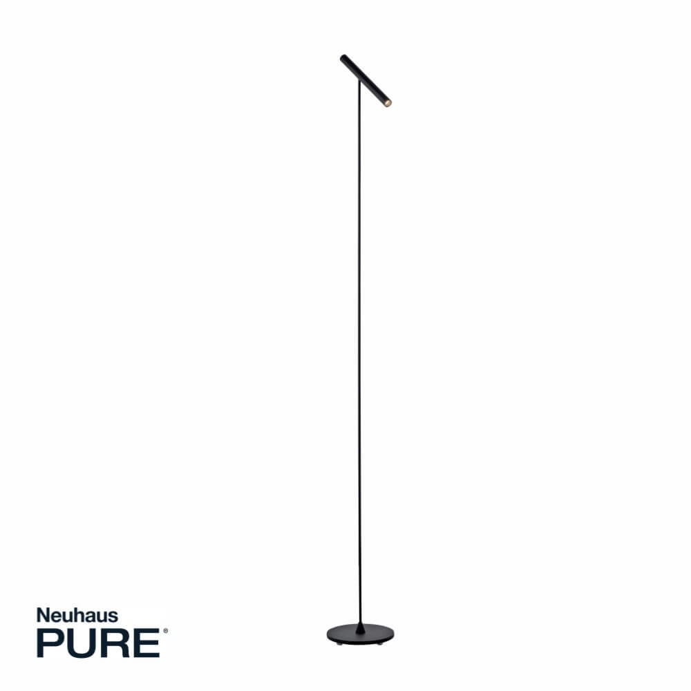 Design vloerlamp Pure Tutua zwart Paul Neuhaus 4012248365519