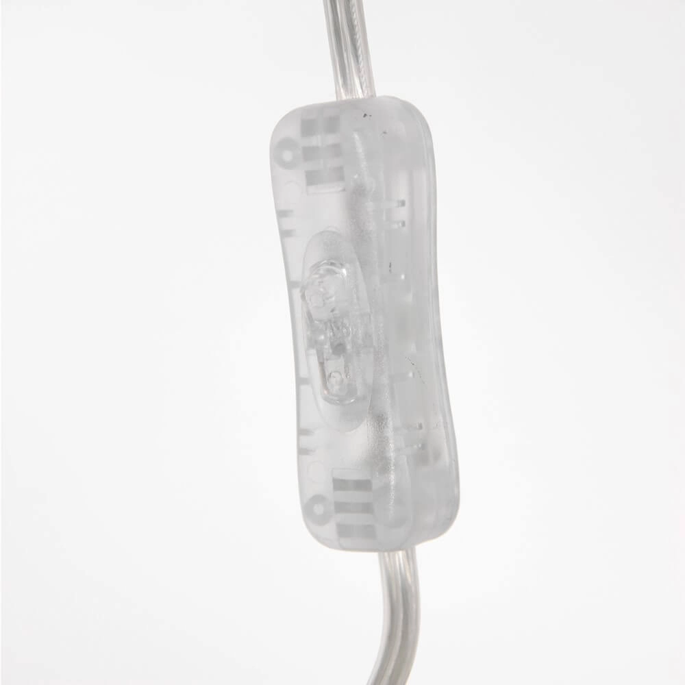 Wand booglamp Sparkled RVS met witte lampenkap Steinhauer 8712746146684