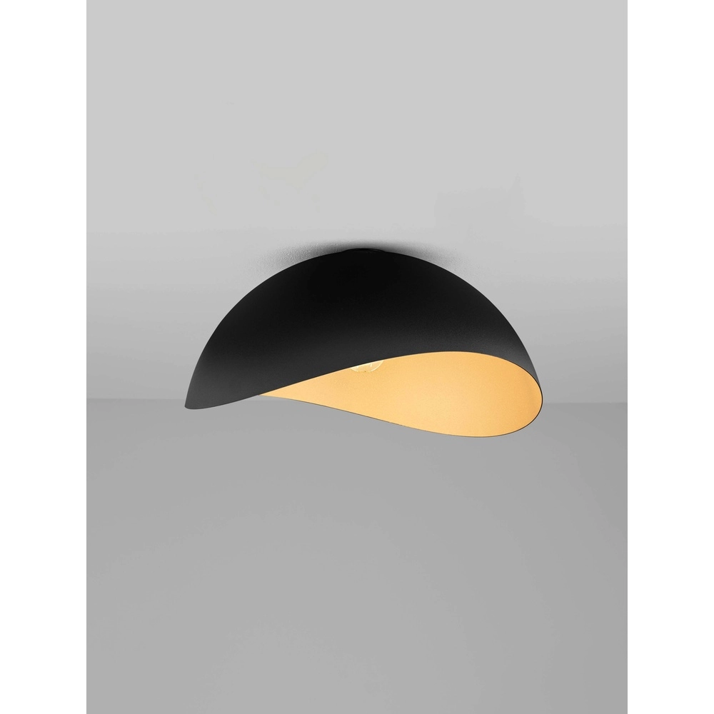 Plafondlamp Opsi zwart met goud Ø 50cm Plafondlamp Opsi zwart met goud Ø 50cm