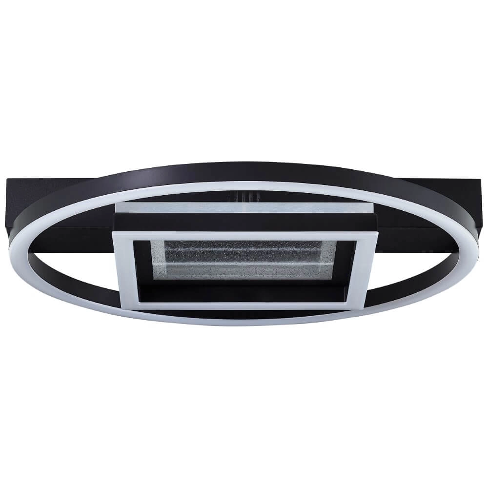 Plafondlamp Queens rond met vierkant Brilliant 4004353428340