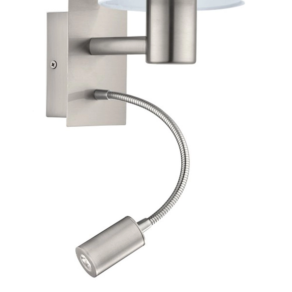 Schemerlamp Pasteri wit met leeslampje Eglo 9002759964771