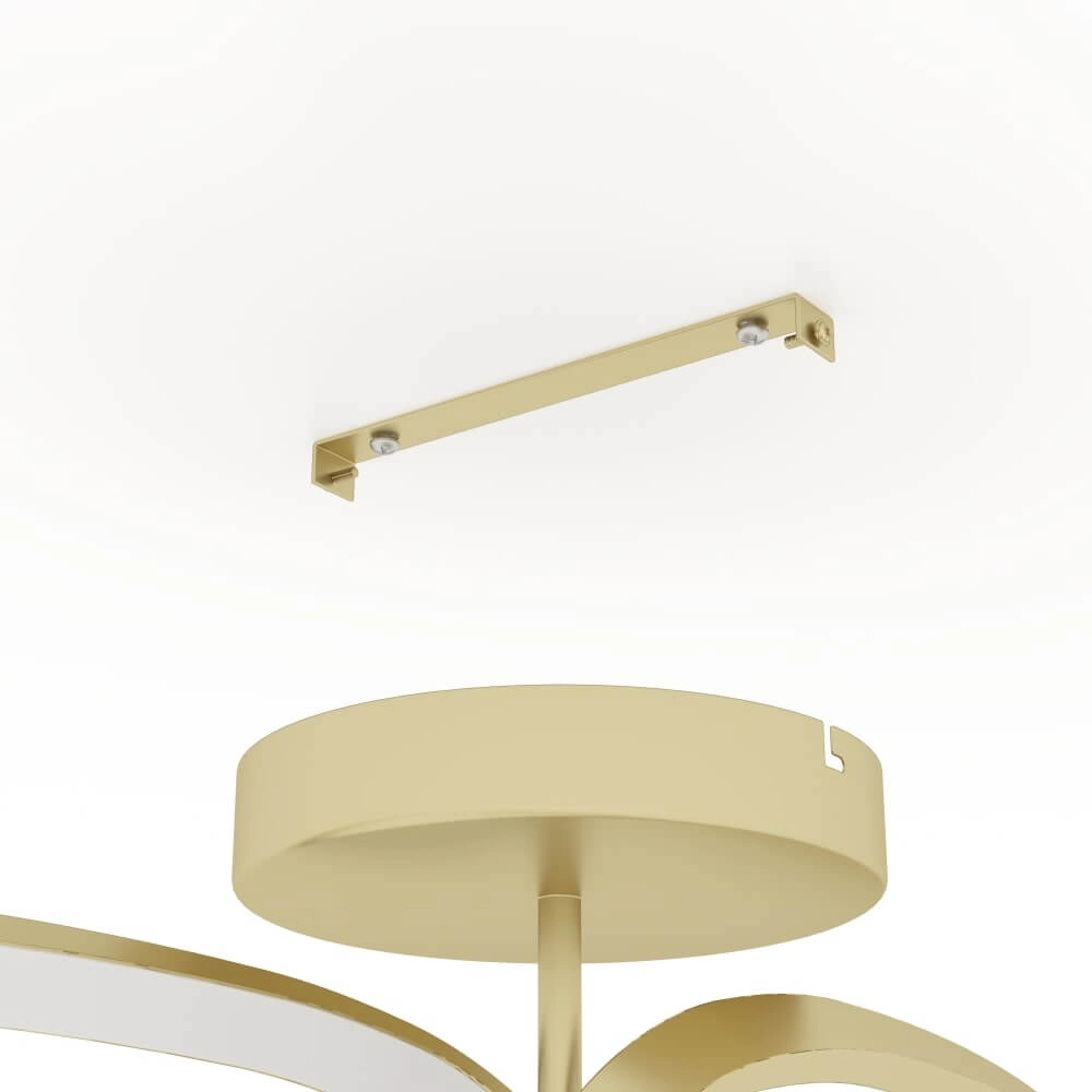 Design plafondlamp Lodosa goud - 72cm Stars of Light 9008606240609