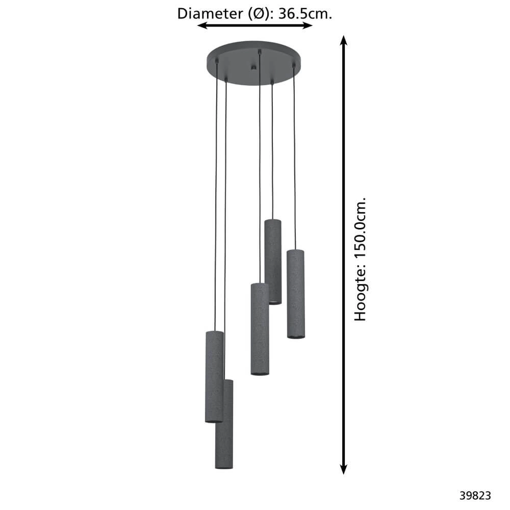 Ronde hanglamp Mentalona Ø 37cm Stars of Light 9002759398231