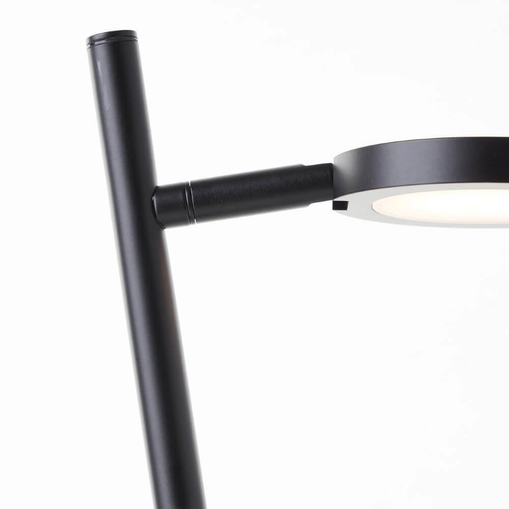 Oplaadbare tafellamp Pesso zwart Brilliant 4004353447013