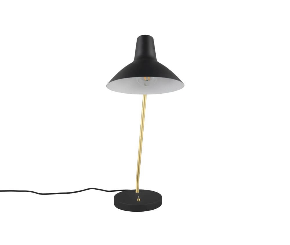Strakke bureaulamp Traveller zwart Trio 4017807613711
