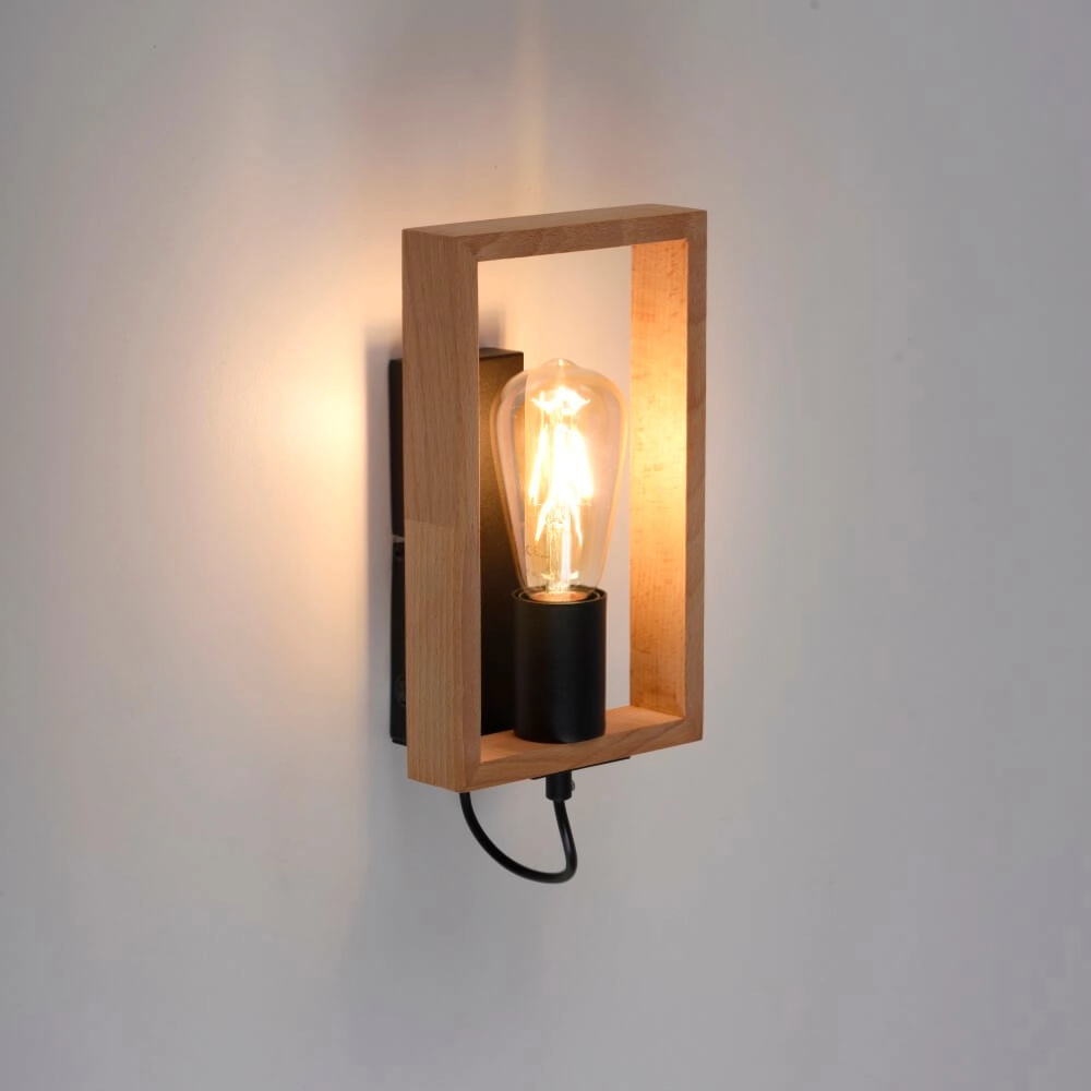 Landelijke wandlamp Franky 1-lichts Just Light 4043689966454