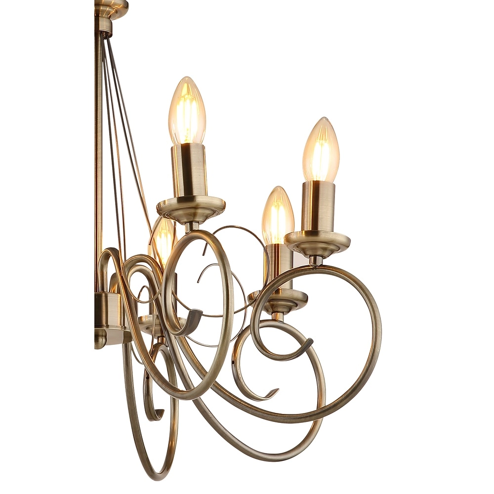 Kroonluchter Truncatus goud Globo 9007371208920