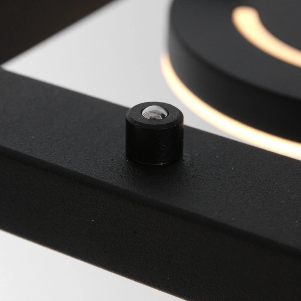 Flexibele led hanglamp Soleil zwart Steinhauer 8712746167351