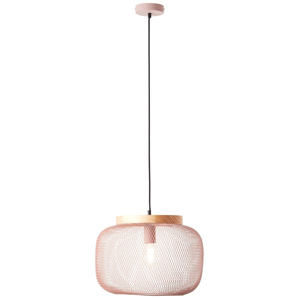 Roze draadlamp Giada Ø 39cm